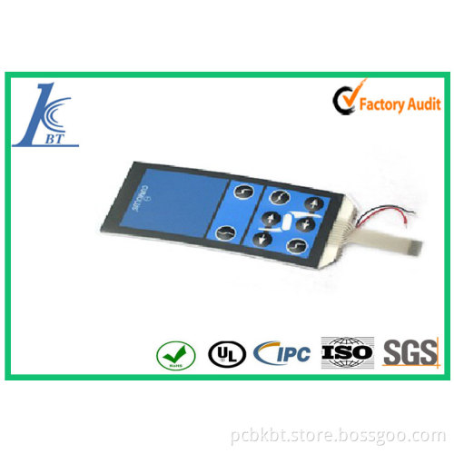 Push Button Membrane Switch with Metal Dome